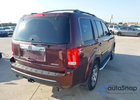 2011 Honda Pilot Touring from USA, damaged, VIN 5FNYF3H90BB030206